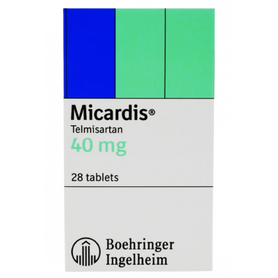 MICARDIS 40 MG ( TELMISARTAN ) 28 TABLETS
